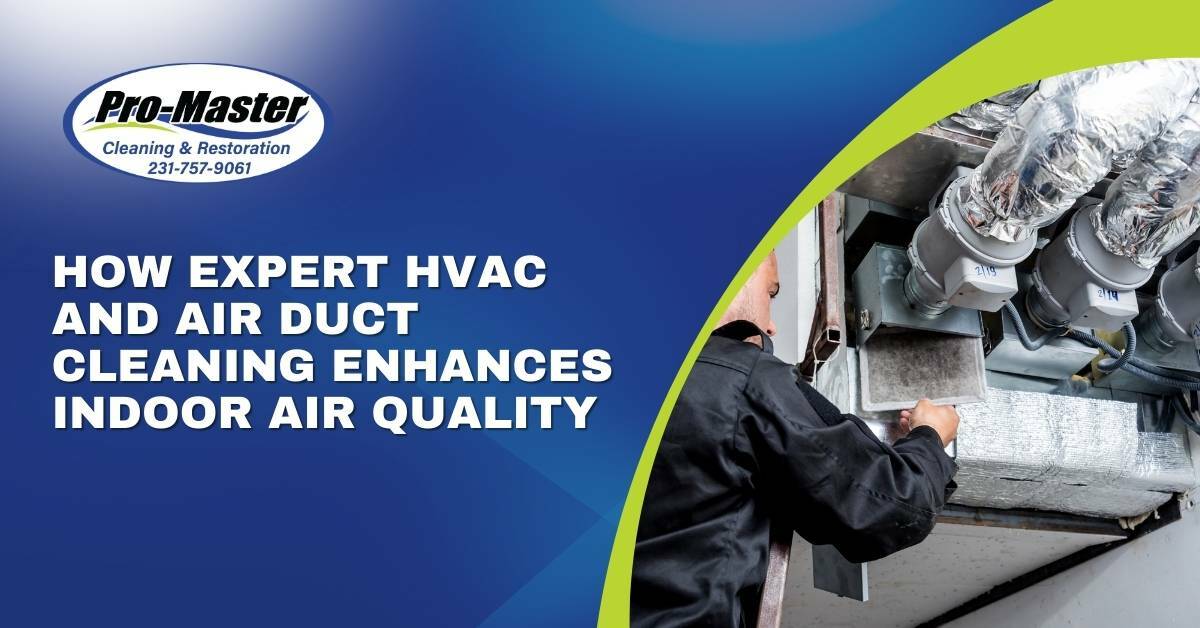A Professional Changing the Filter of a HVAC System | How Expert HVAC and Air Duct Cleaning Enhances Indoor Air Quality | Pro-Master Cleaning & Restoration